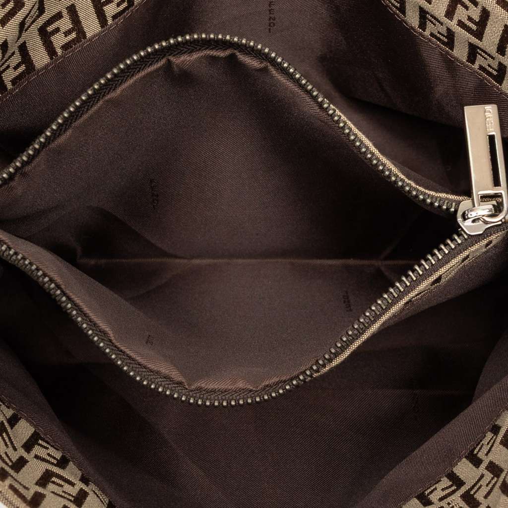 Fendi Zucchino Canvas Tote Brown Canvas Good condition - Model View