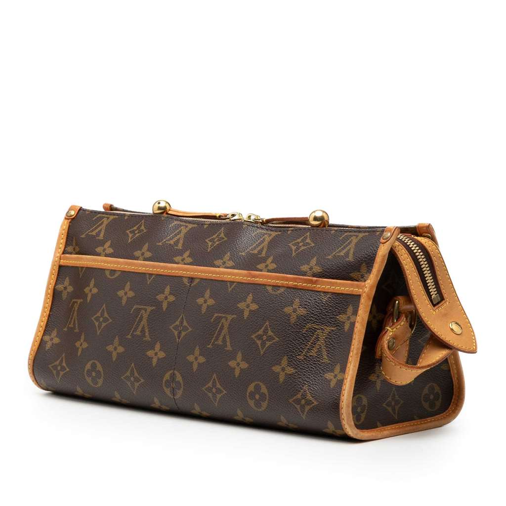 Louis Vuitton Monogram Popincourt Long Brown Good condition - Back View