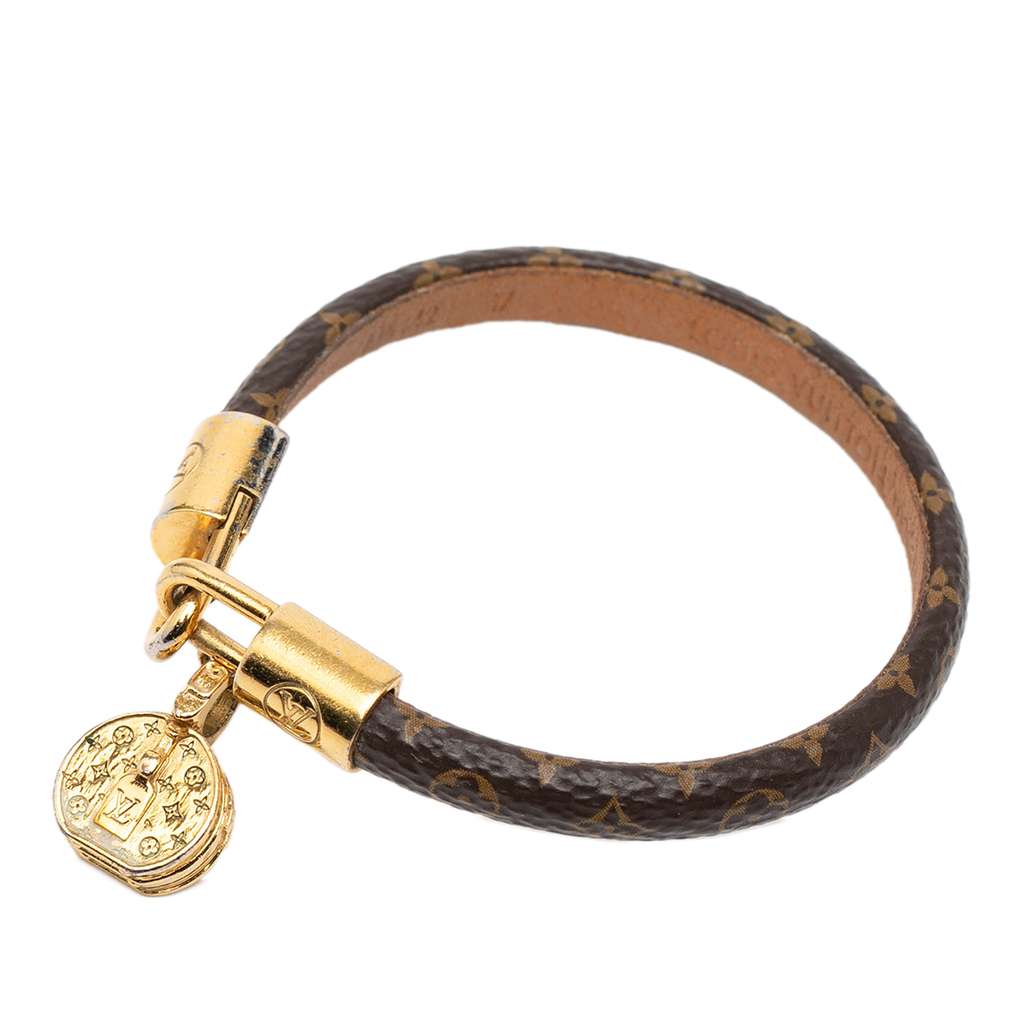 Louis Vuitton Monogram Tribute Bracelet Brown Good condition - Back View