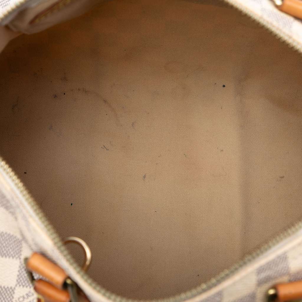 Louis Vuitton Damier Azur Speedy 30 White Good condition - Model View