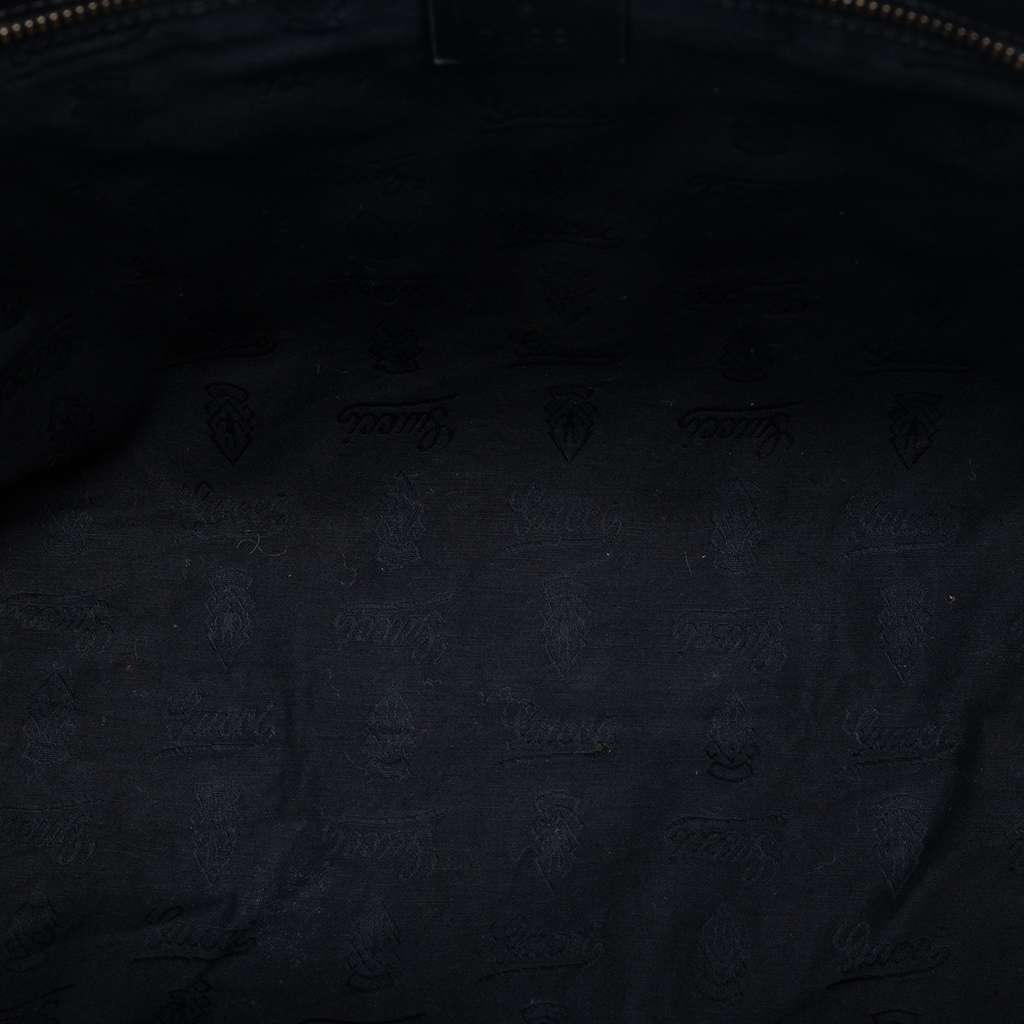 Gucci Medium GG Imprime Tote Black Canvas Good condition - Model View