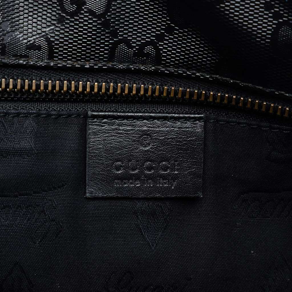 Gucci Medium GG Imprime Tote Black Canvas Good condition - Box View
