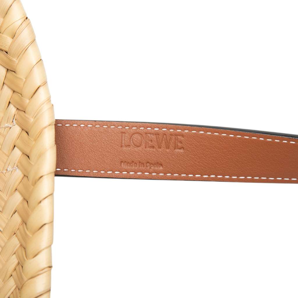 Loewe Small Raffia Anagram Basket Tote Beige Good condition - Box View