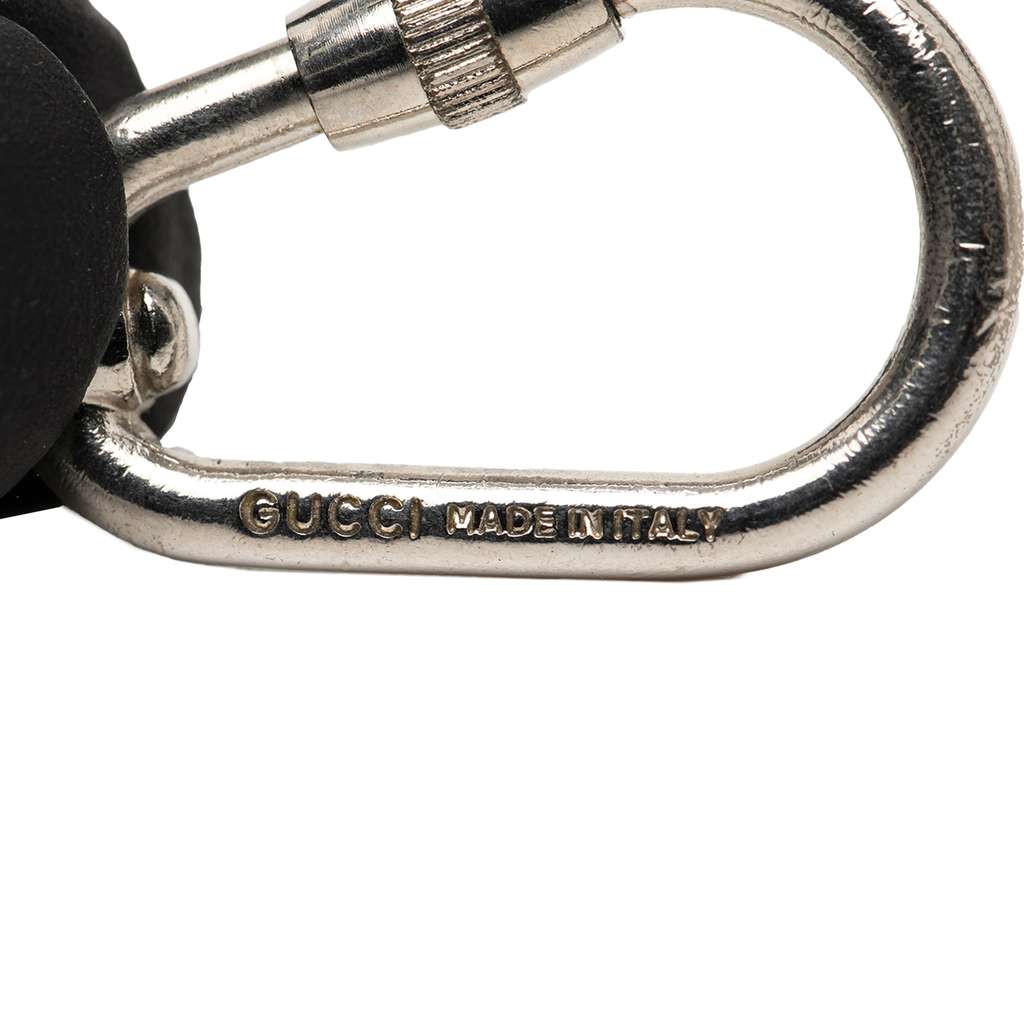 Gucci Silver Plated Carabiner Key Chain Silver Metal Good condition - Inside View