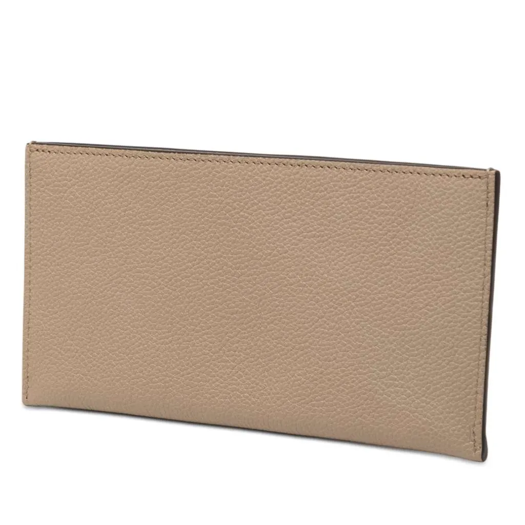 Louis Vuitton Calfskin Felicie Card Holder Insert Brown Leather Very good - Back View