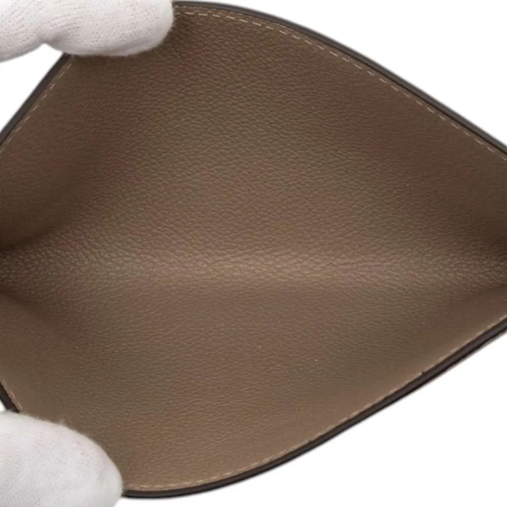 Louis Vuitton Calfskin Felicie Card Holder Insert Brown Leather Very good - Model View