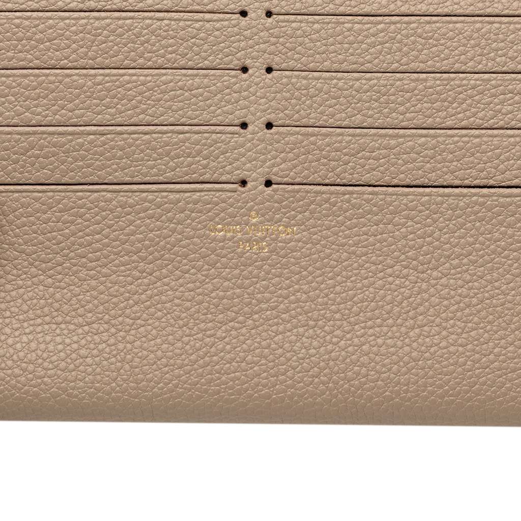 Louis Vuitton Calfskin Felicie Card Holder Insert Brown Leather Good condition - Box View