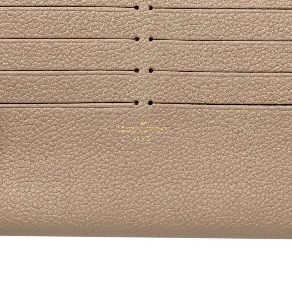 Louis Vuitton Calfskin Felicie Card Holder Insert Brown Leather Very good - Box View