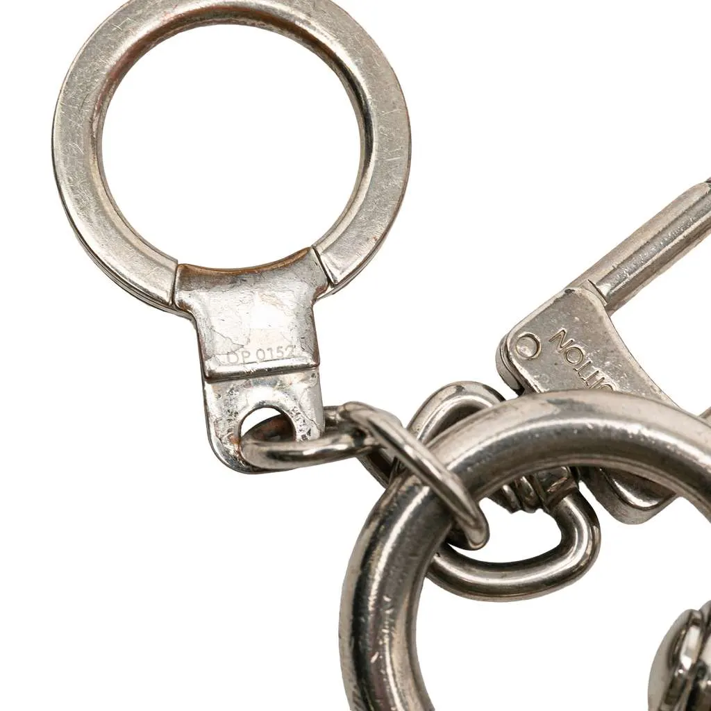 Louis Vuitton Silver Plated Anneau Cles Mousqueton XL Key Ring Silver Metal Very good - Inside View