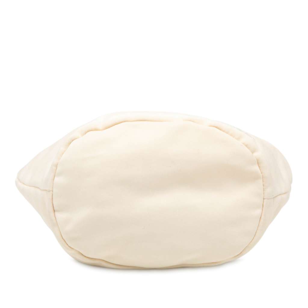 Bottega Veneta Canvas Crystal Handle Bag Brown Canvas Good condition - Inside View