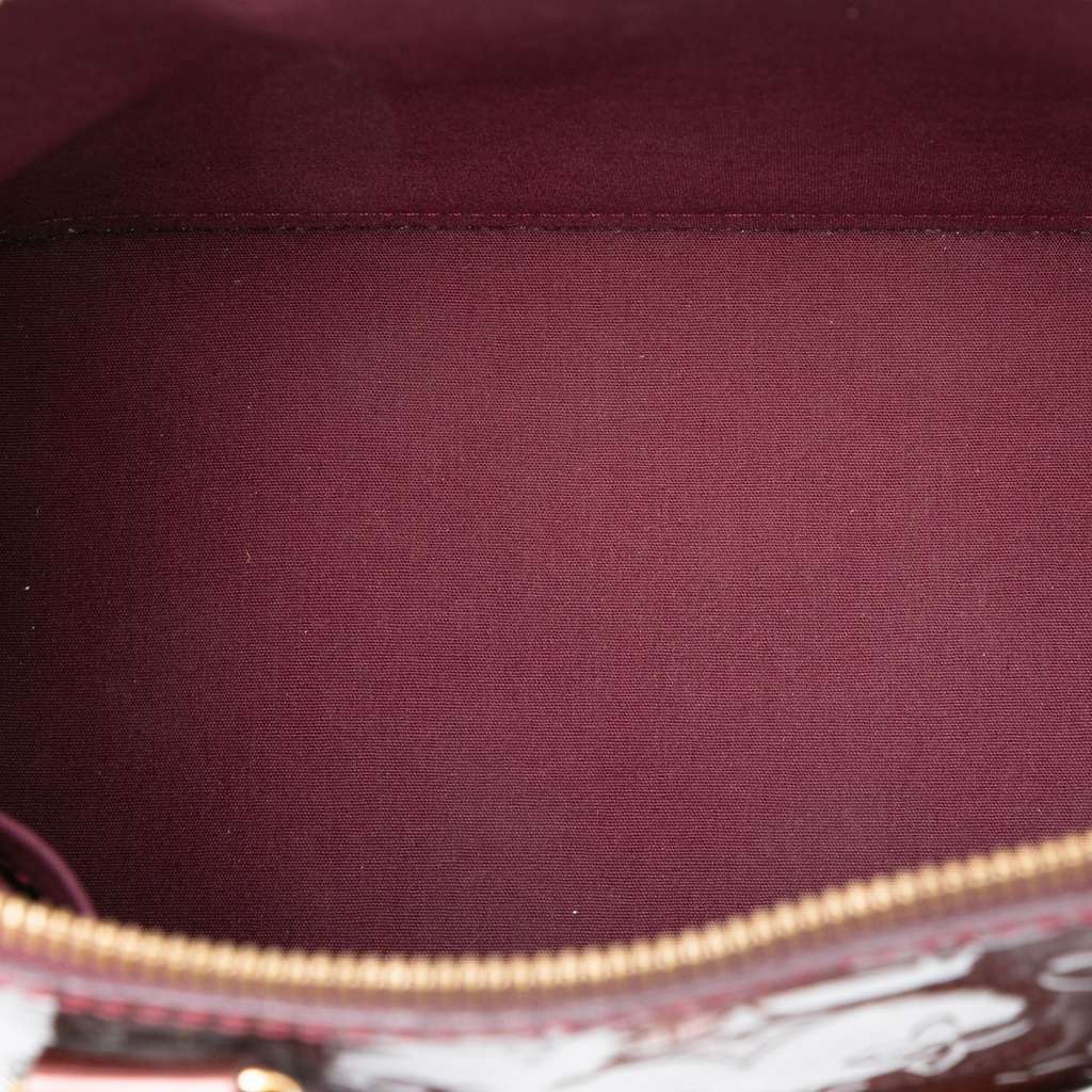 Louis Vuitton Monogram Vernis Alma PM Red Leather Good condition - Model View