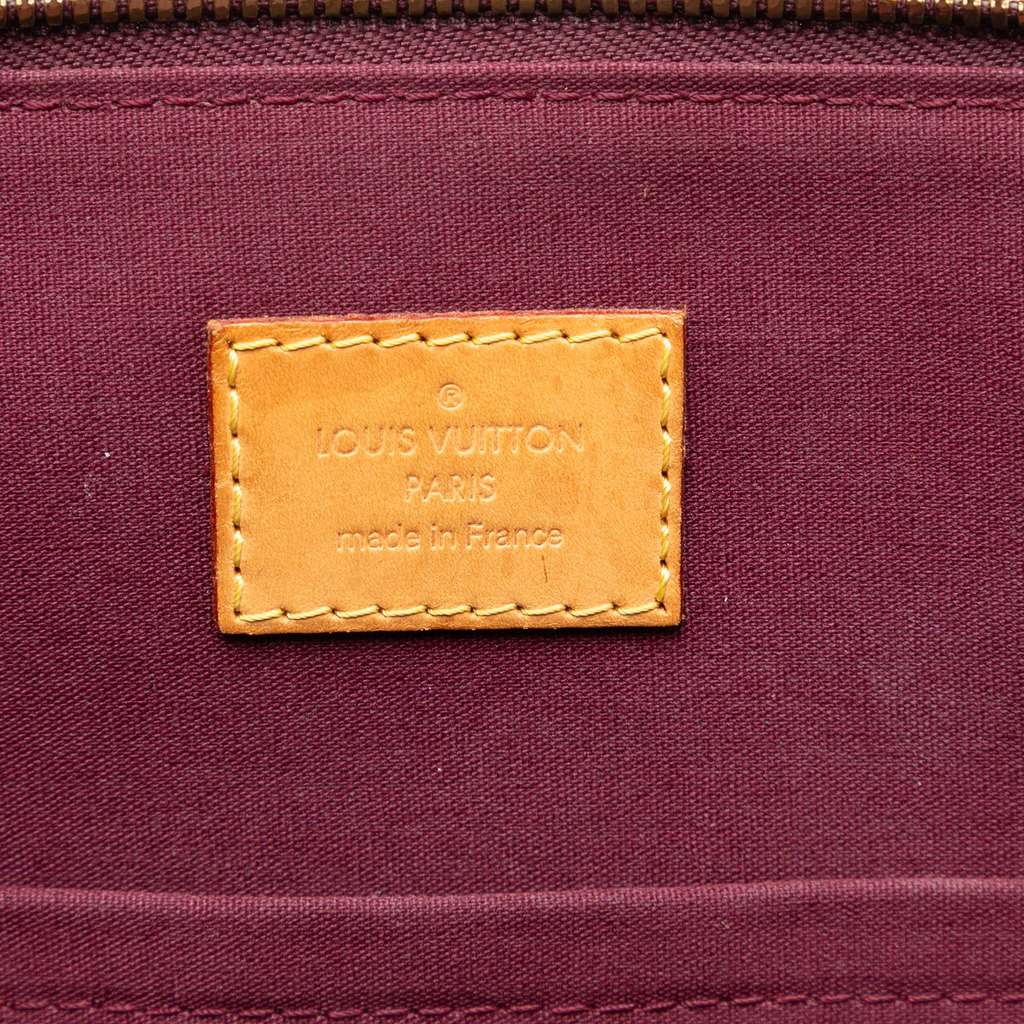 Louis Vuitton Monogram Vernis Alma PM Red Leather Good condition - Box View