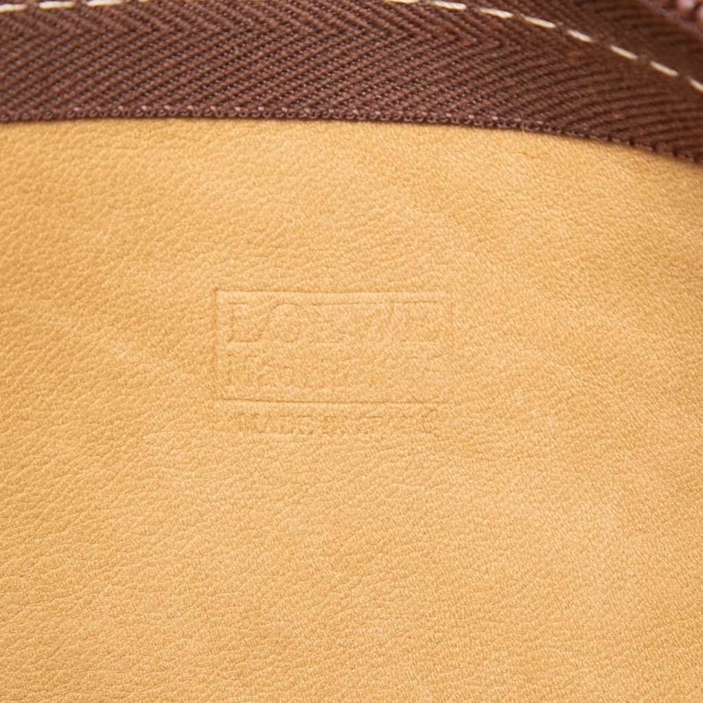 Loewe Suede Anagram Clutch Brown Leather Good condition - Box View