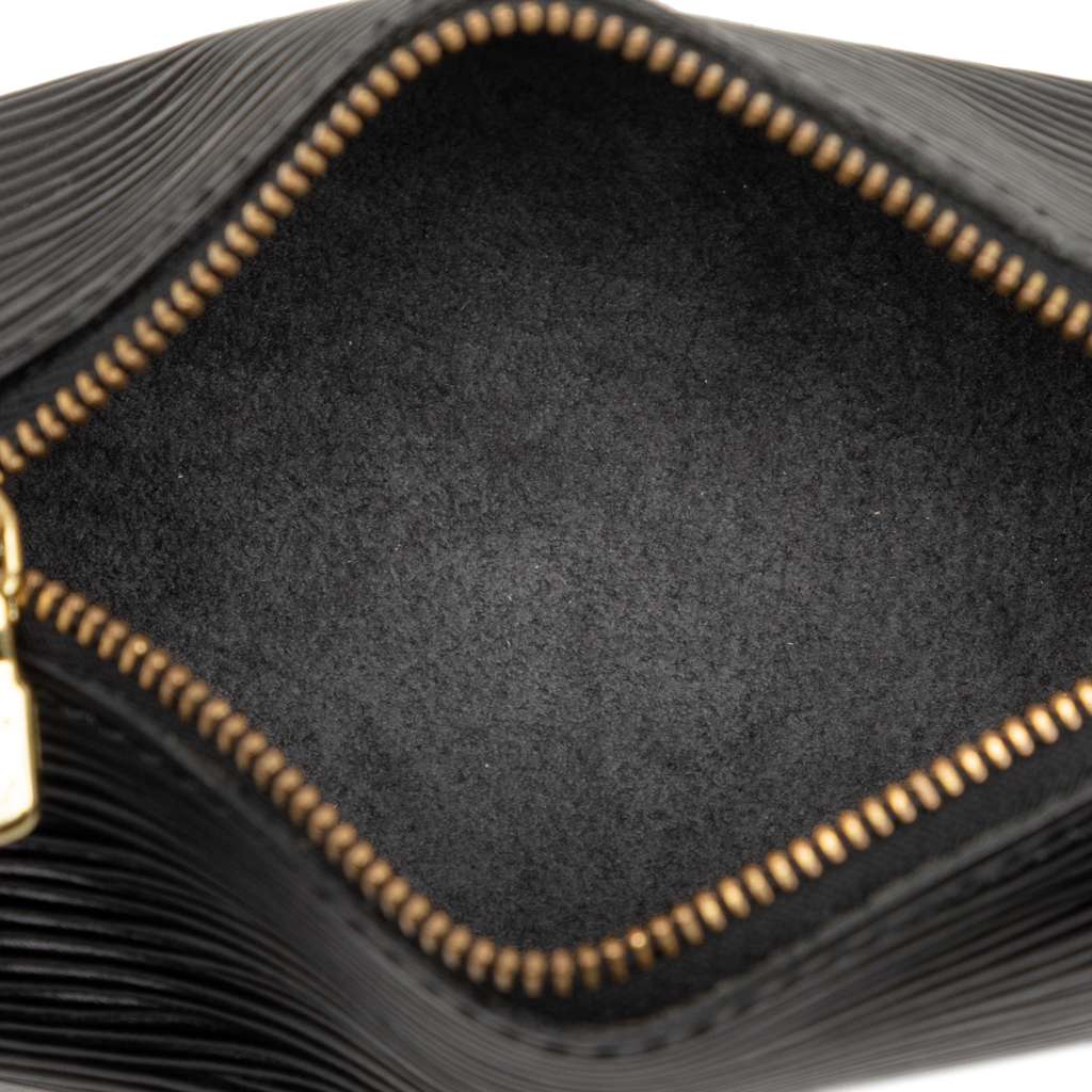 Louis Vuitton Epi Pochette Papillon Black Leather Good condition - Model View
