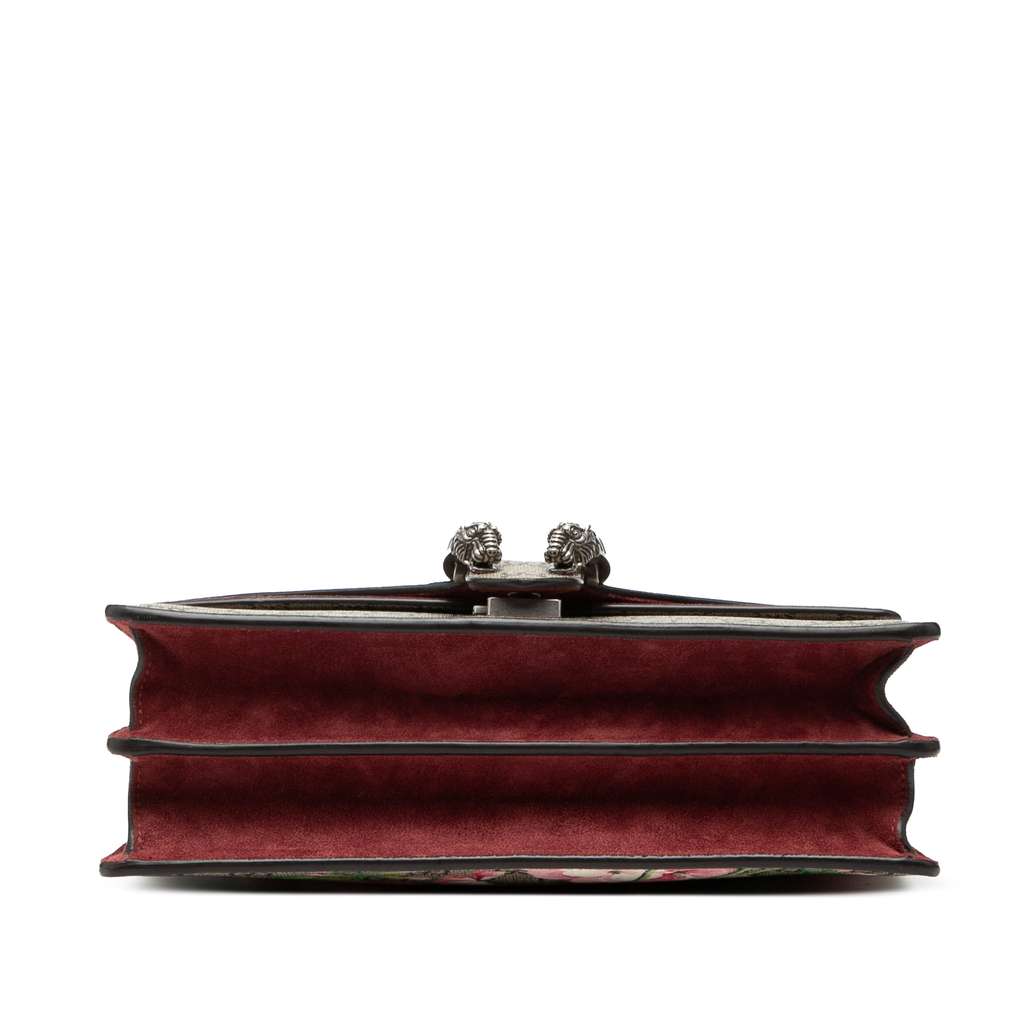 Gucci Medium GG Supreme Blooms Dionysus Shoulder Bag Beige Good condition - Inside View