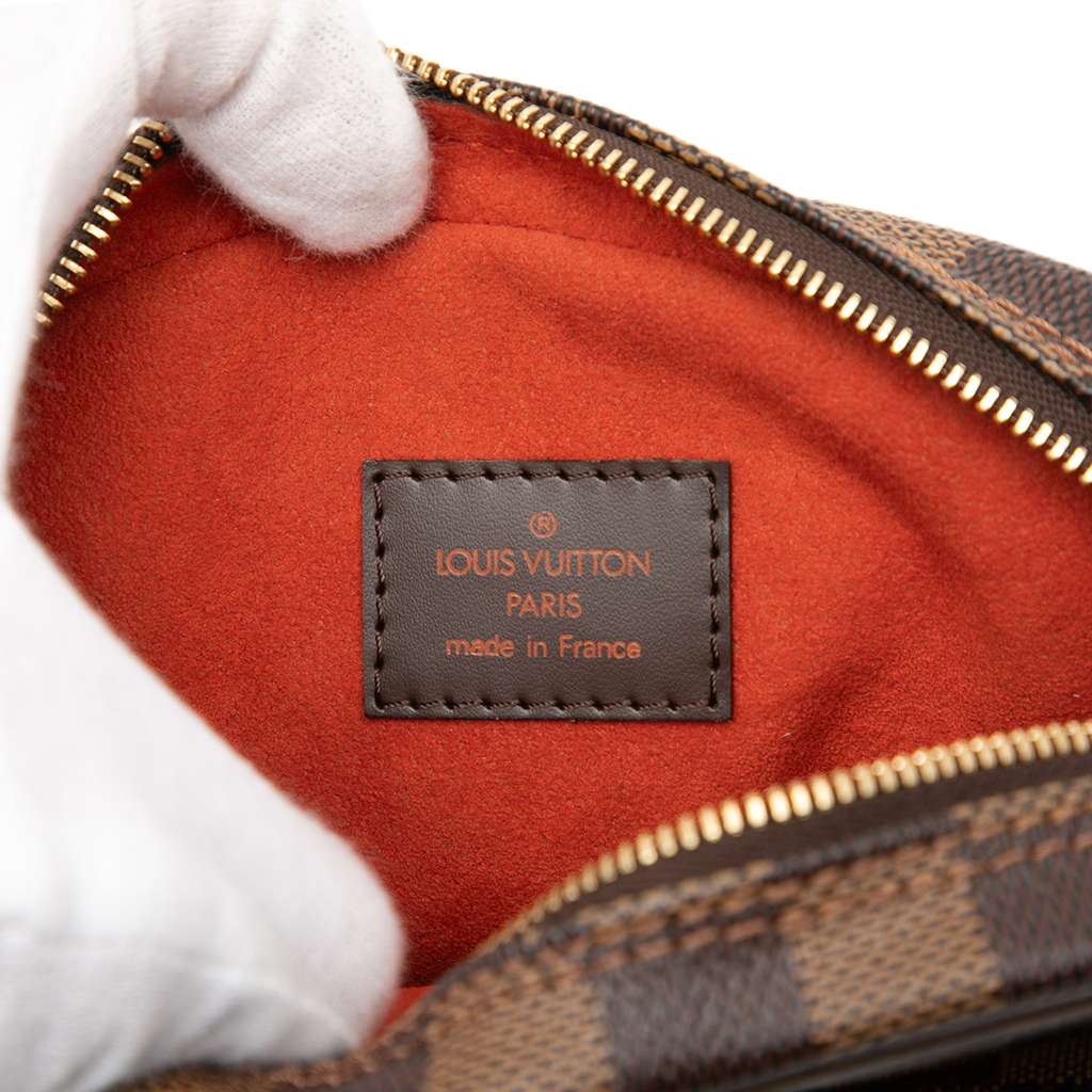 Louis Vuitton Damier Ebene Ipanema Pochette Brown Very good condition - Box View