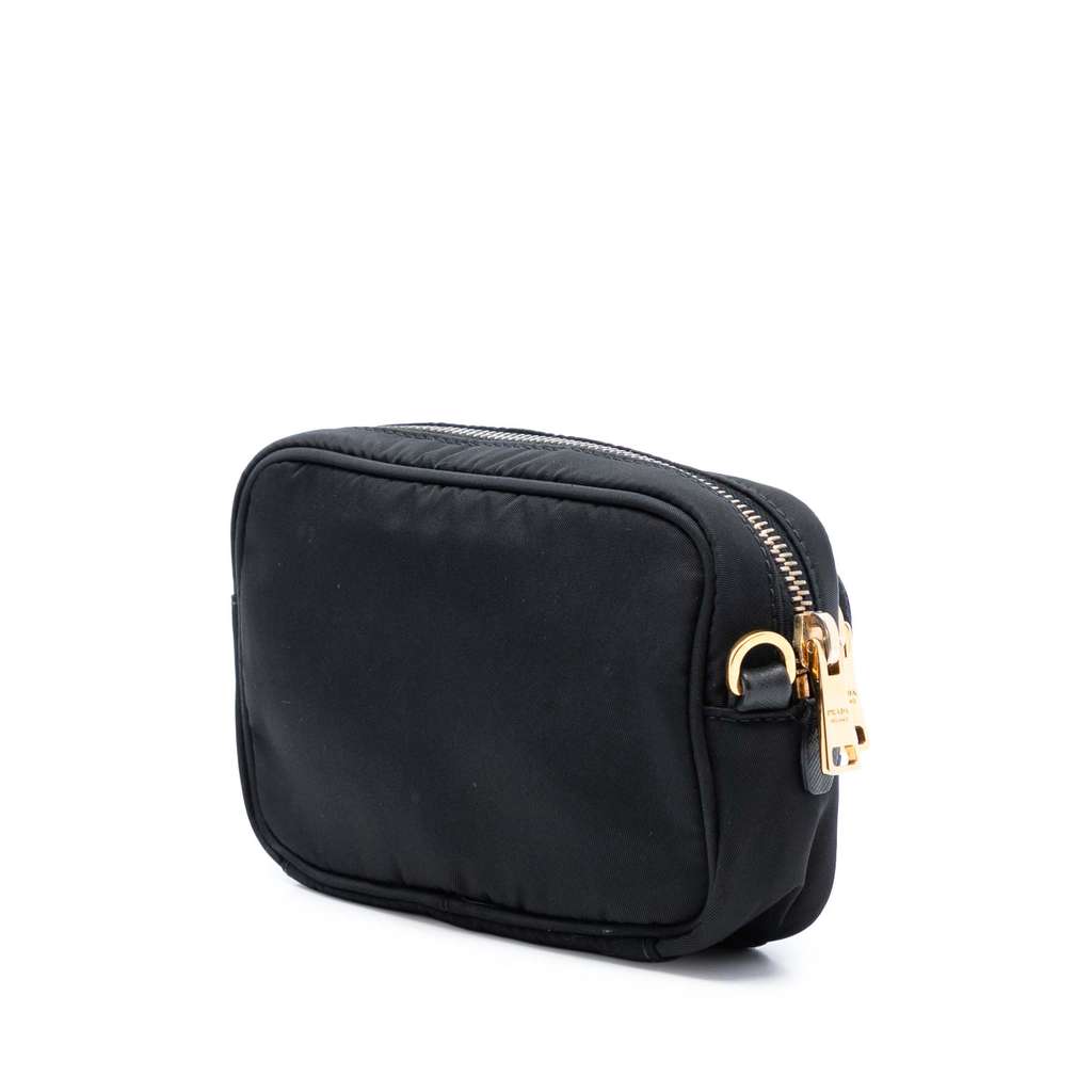 Prada Tessuto Camera Bag Black Very good condition - Back View