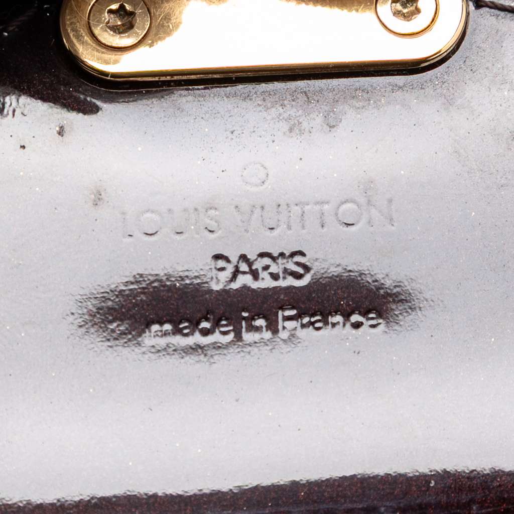 Louis Vuitton Vernis Monceau BB Purple Leather Good condition - Box View