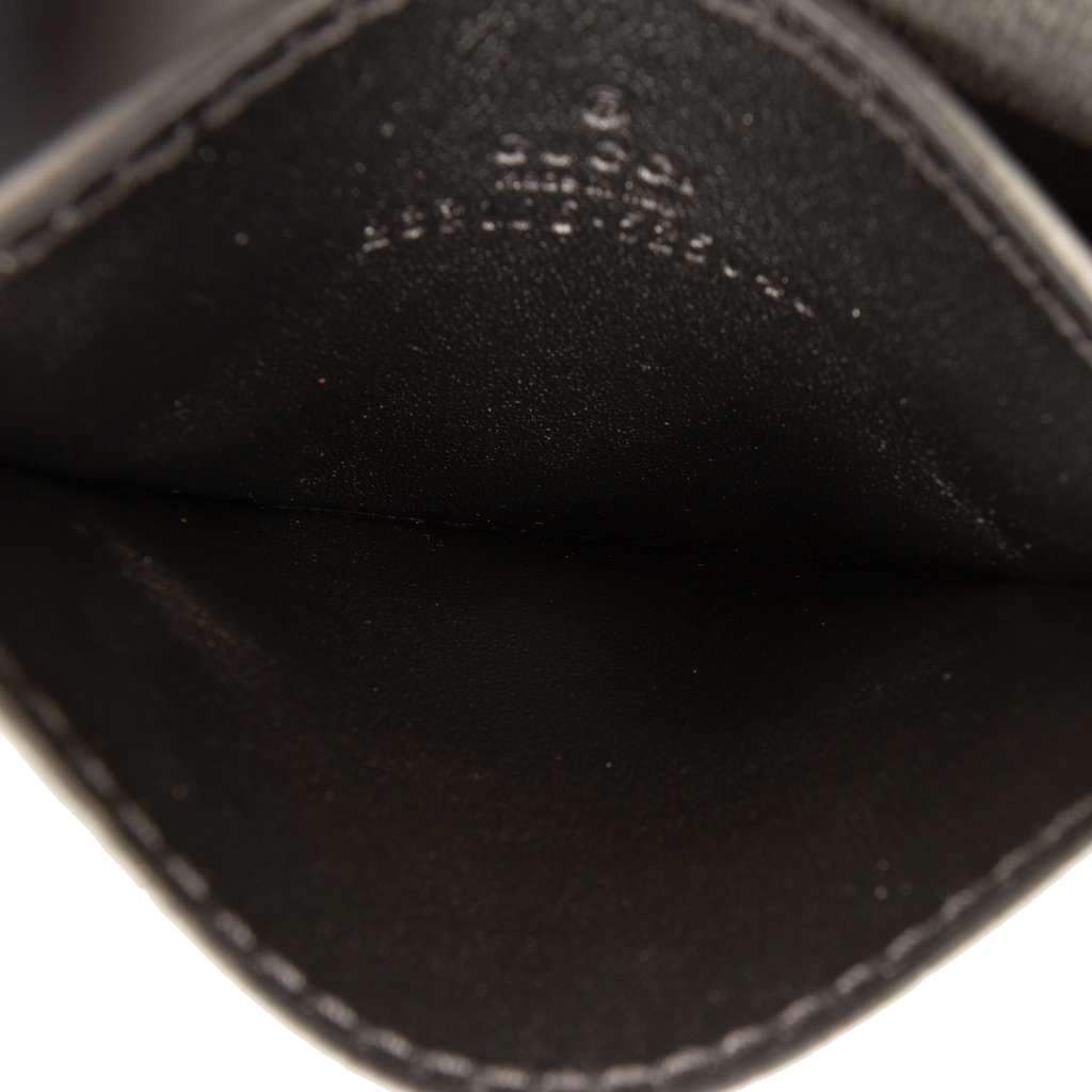 Gucci GG Supreme Tiger Card Holder Black Canvas Good condition - Model View