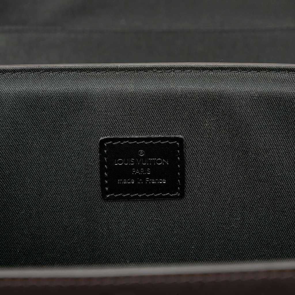 Louis Vuitton Monogram Glace Charly Brown Leather Very good condition - Box View