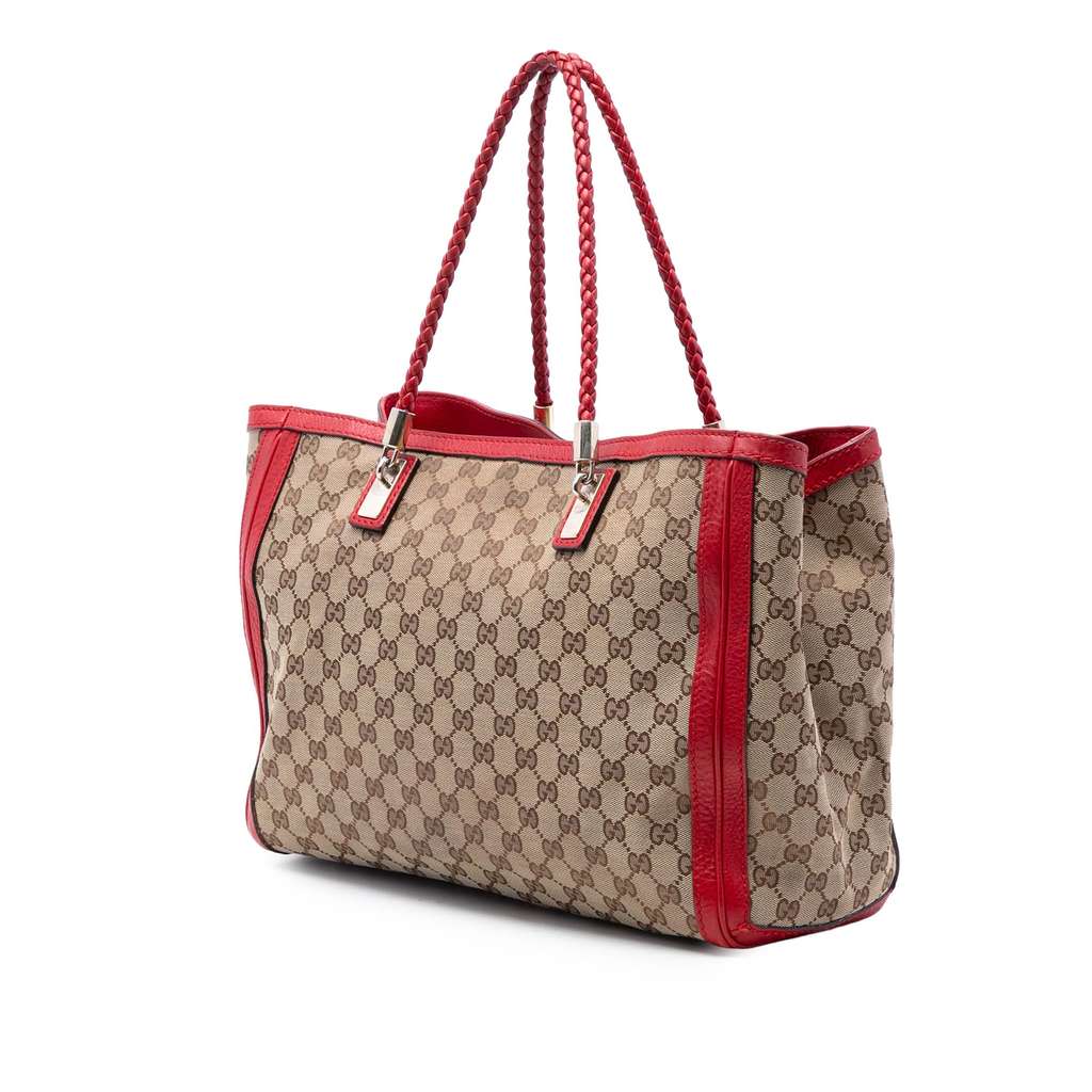 Gucci Medium GG Canvas Bella Tote Beige Good condition - Back View