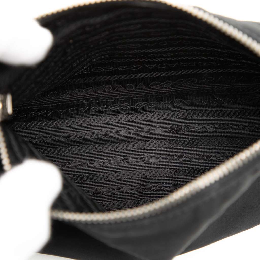 Prada Tessuto Zip Pouch Black Good condition - Model View