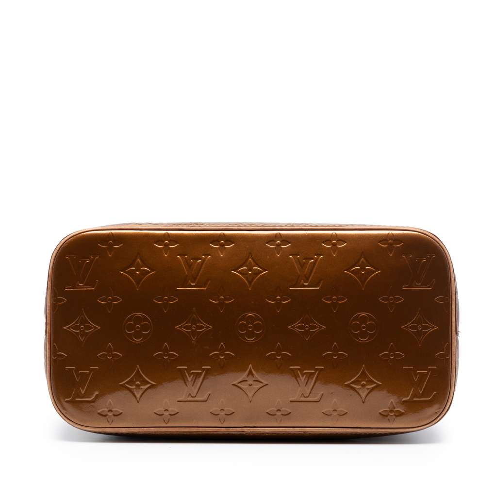 Louis Vuitton Monogram Vernis Houston Brown Leather Good condition - Inside View