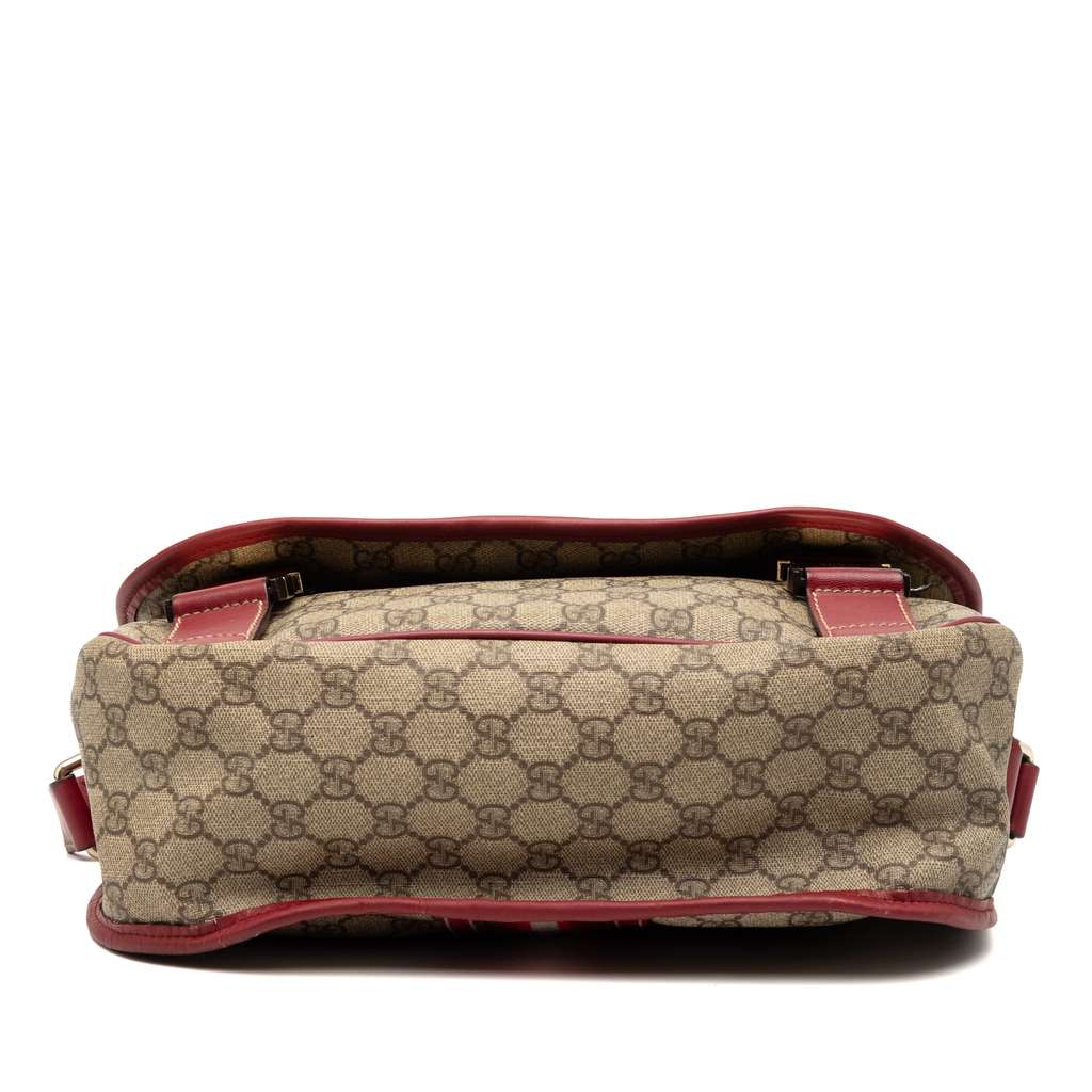 Gucci GG Supreme Web Crossbody Beige Fair condition - Inside View