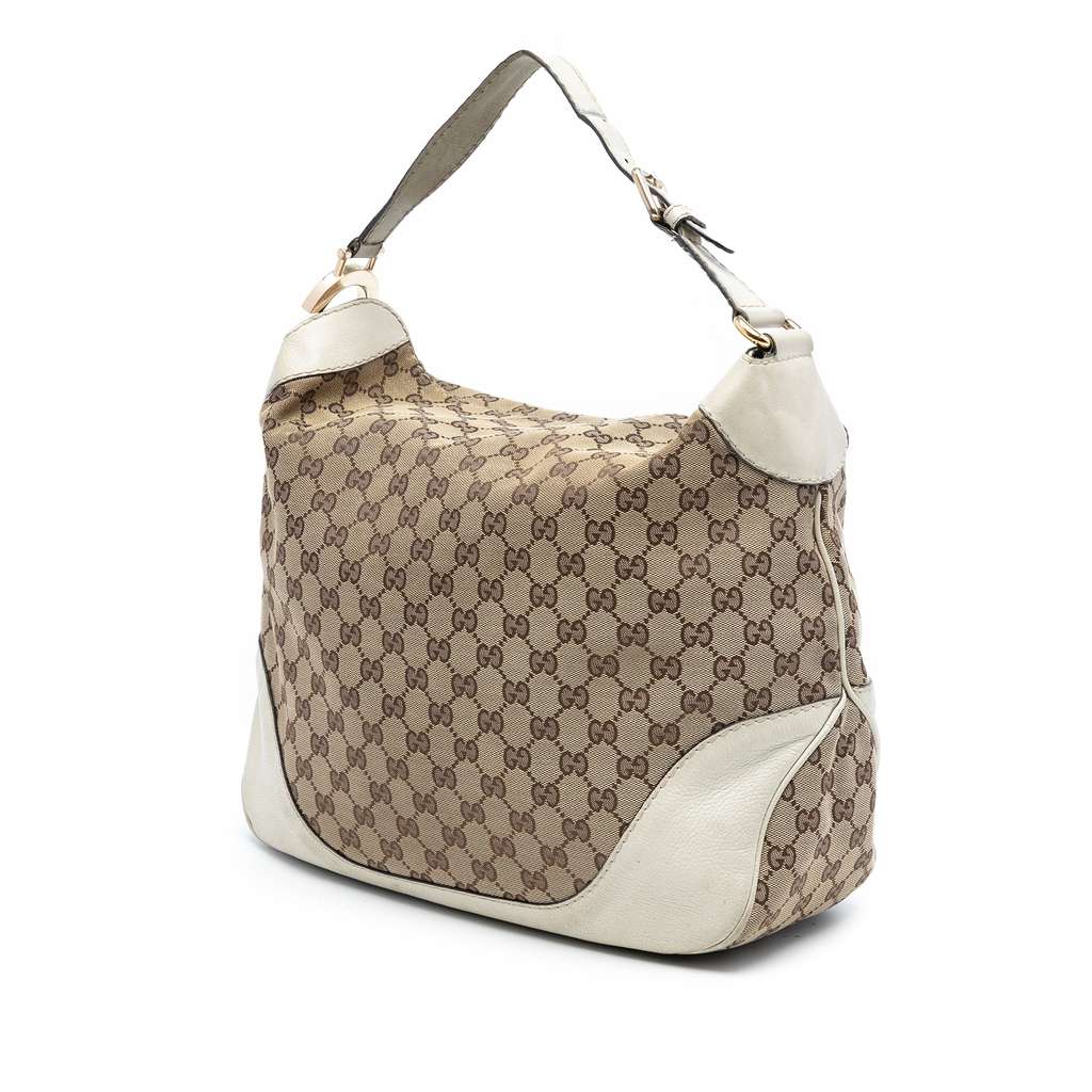 Gucci GG Canvas Charlotte Hobo Beige Good condition - Back View