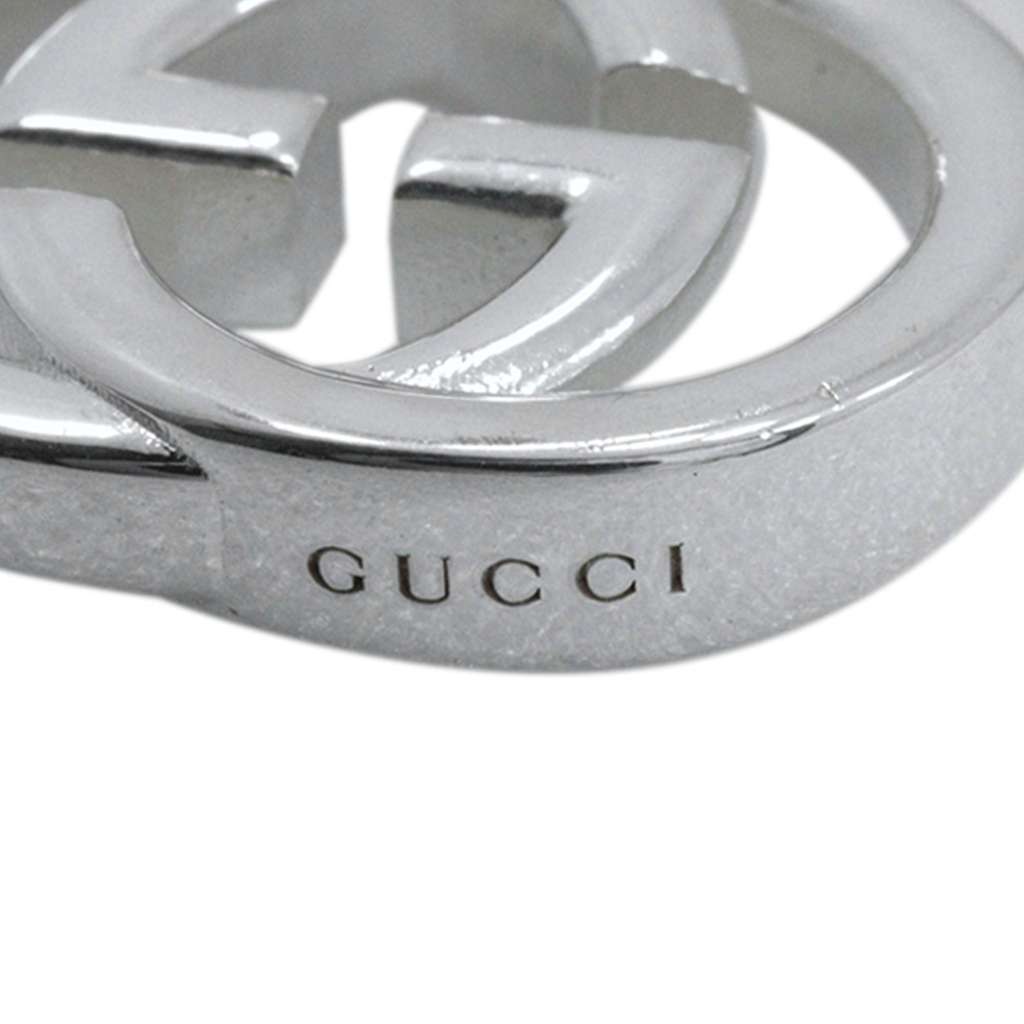 Gucci Sterling Silver Interlocking G Pendant Bracelet Silver Silver Good condition - Inside View
