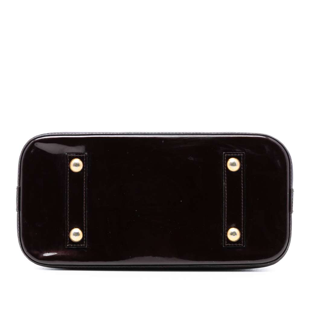 Louis Vuitton Monogram Vernis Alma PM Purple Leather Good condition - Inside View