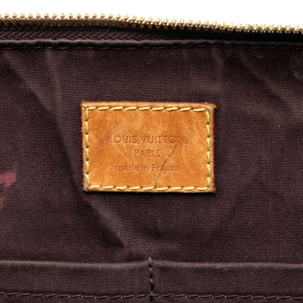 Louis Vuitton Monogram Vernis Alma PM Purple Leather Good condition - Box View