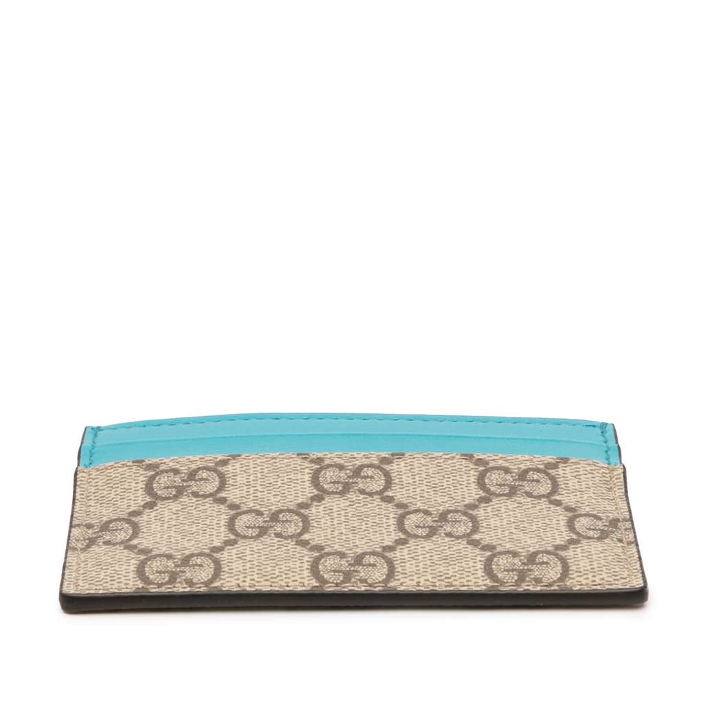 Gucci GG Supreme Card Holder Beige Very good condition - Inside View