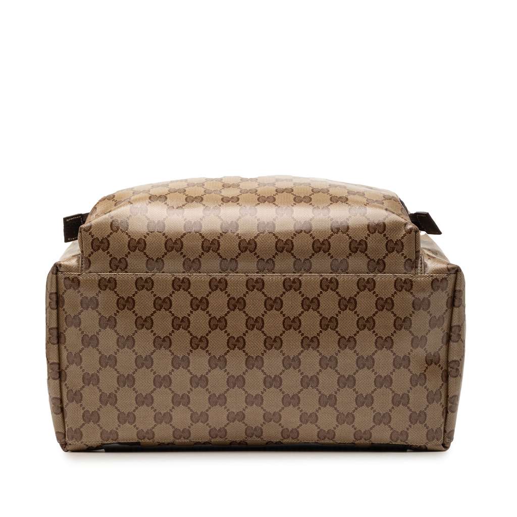 Gucci GG Crystal Backpack Beige Canvas Good condition - Inside View