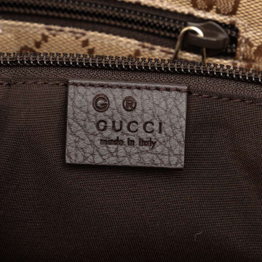 Gucci GG Crystal Backpack Beige Canvas Good condition - Box View