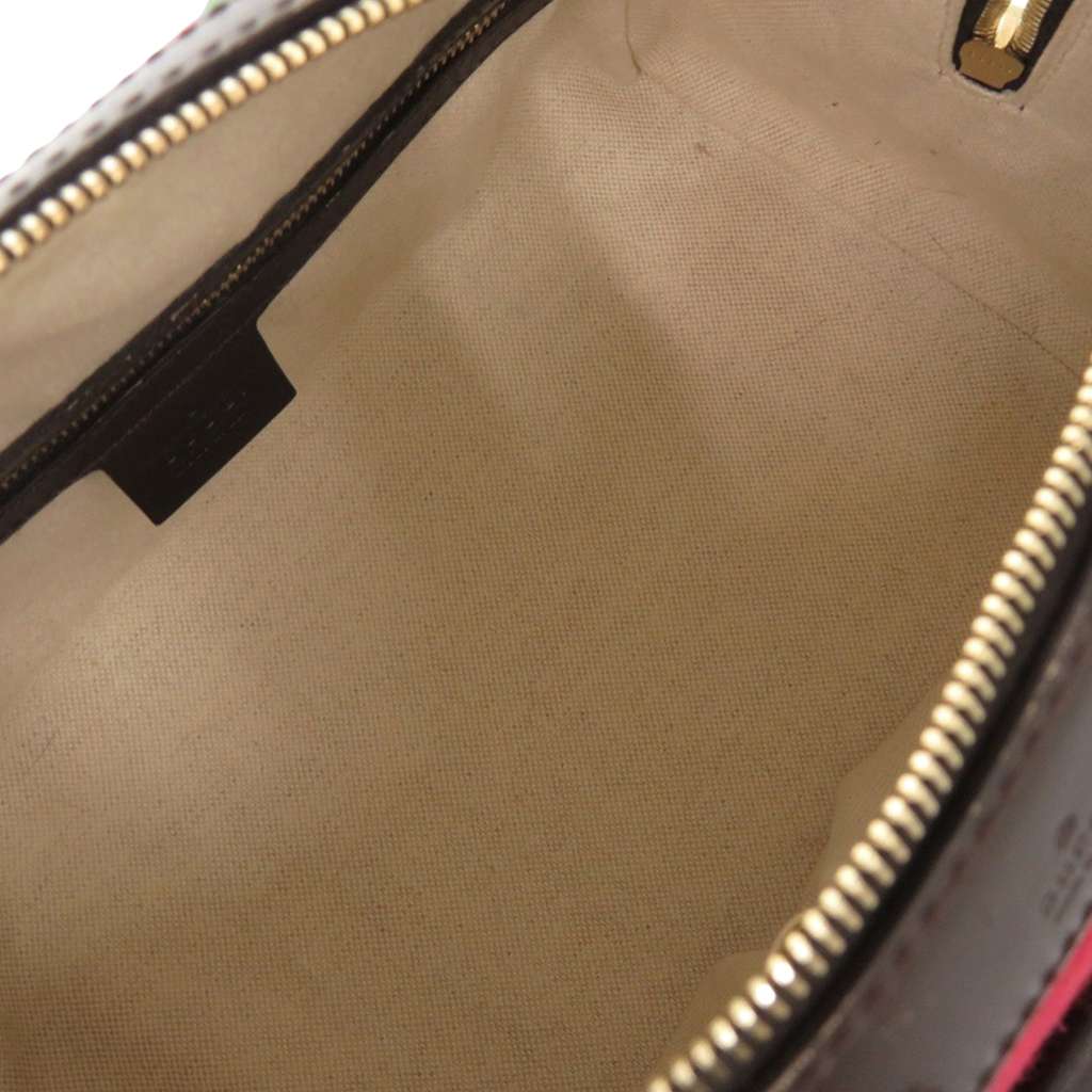 Gucci Small GG Canvas Web Joy Boston Bag Beige Canvas Good condition - Model View