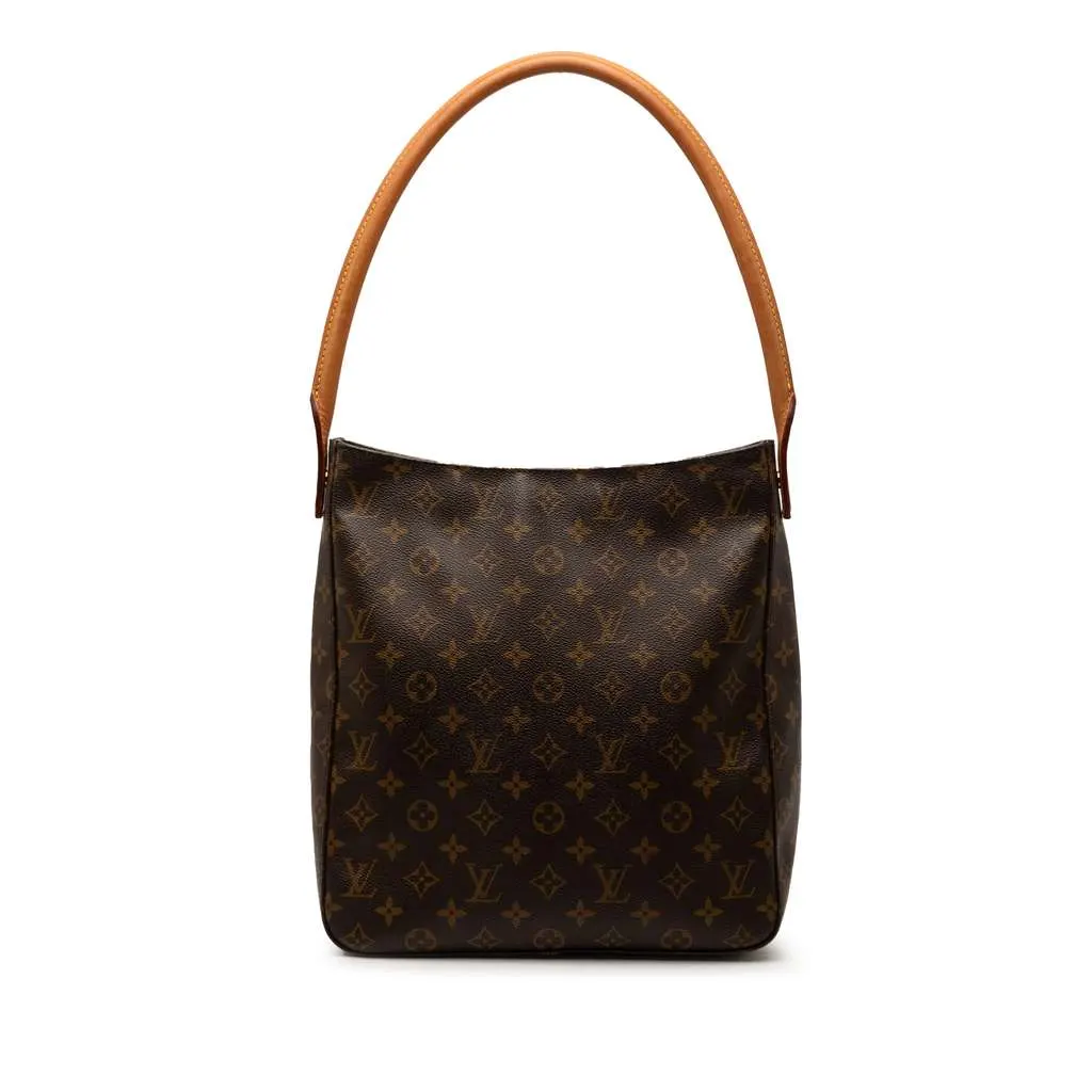 Louis Vuitton Monogram Looping GM Brown Canvas Very good - Front View