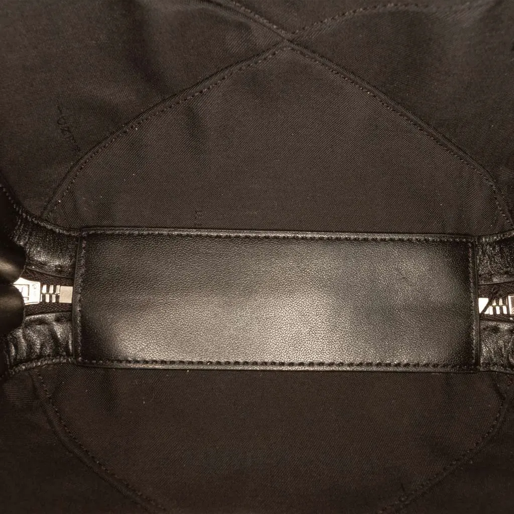 Fendi Mini Zucca Canvas Suitcase Bag Black Canvas Very good - Model View