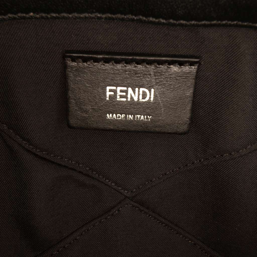 Fendi Mini Zucca Canvas Suitcase Bag Black Canvas Good condition - Box View