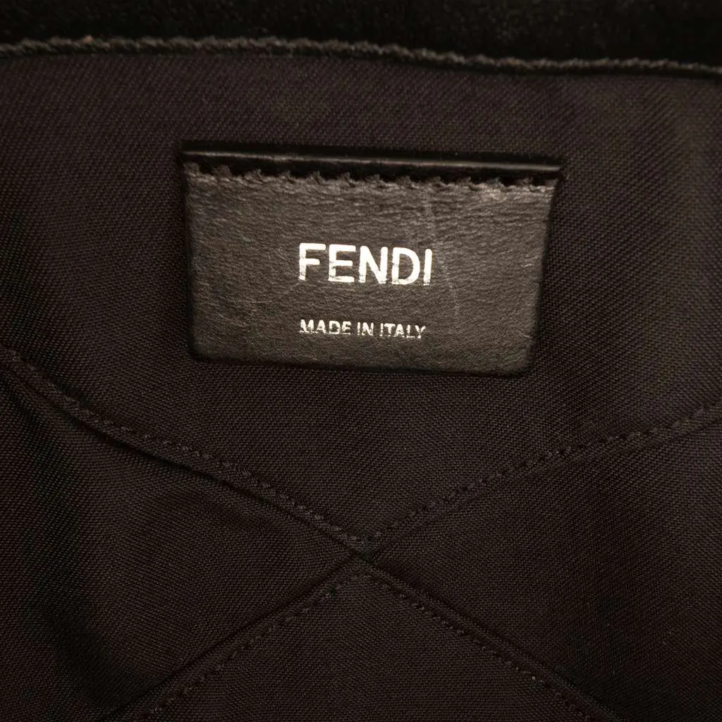 Fendi Mini Zucca Canvas Suitcase Bag Black Canvas Very good - Box View
