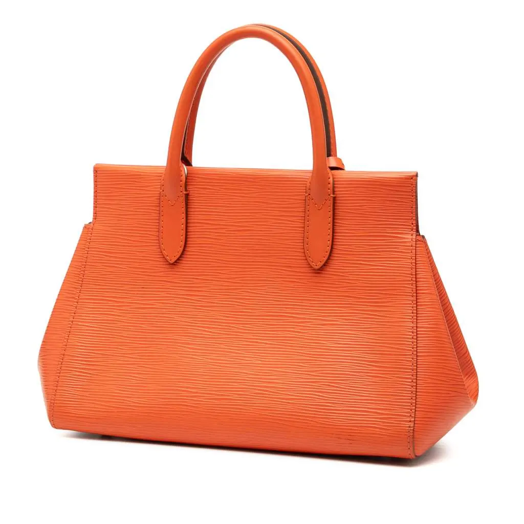Louis Vuitton Epi Marly MM Orange Leather Very good - Back View