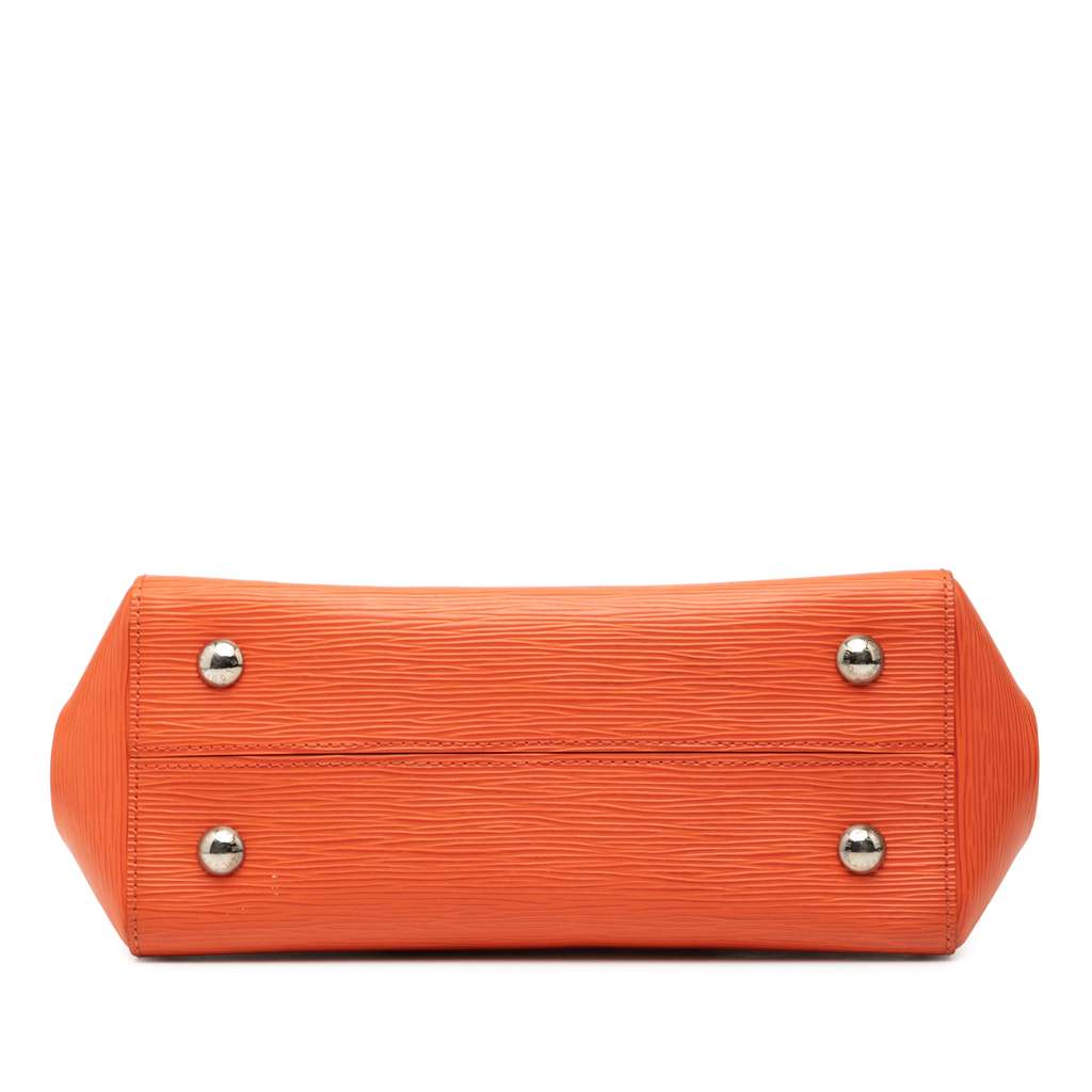 Louis Vuitton Epi Marly MM Orange Leather Good condition - Inside View