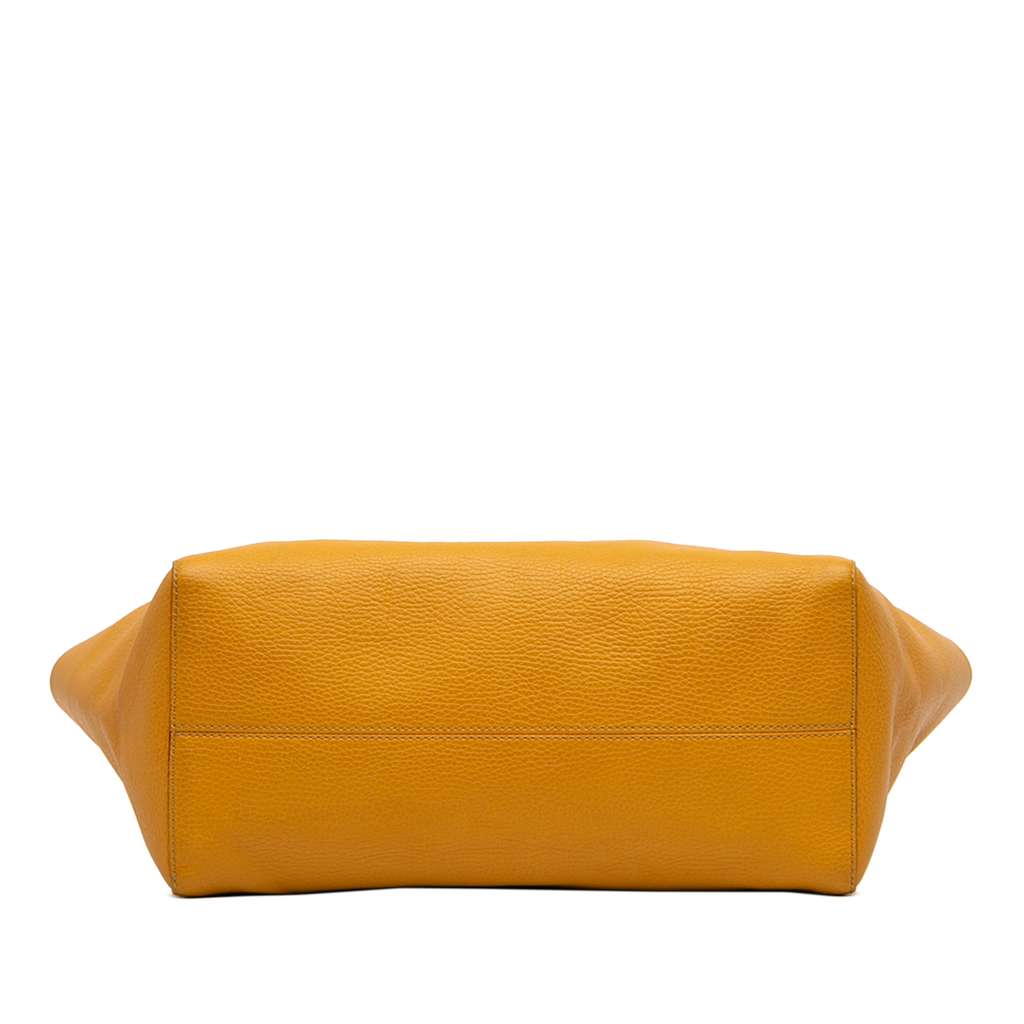 Gucci Medium Leather Swing Tote Yellow Leather Good condition - Inside View