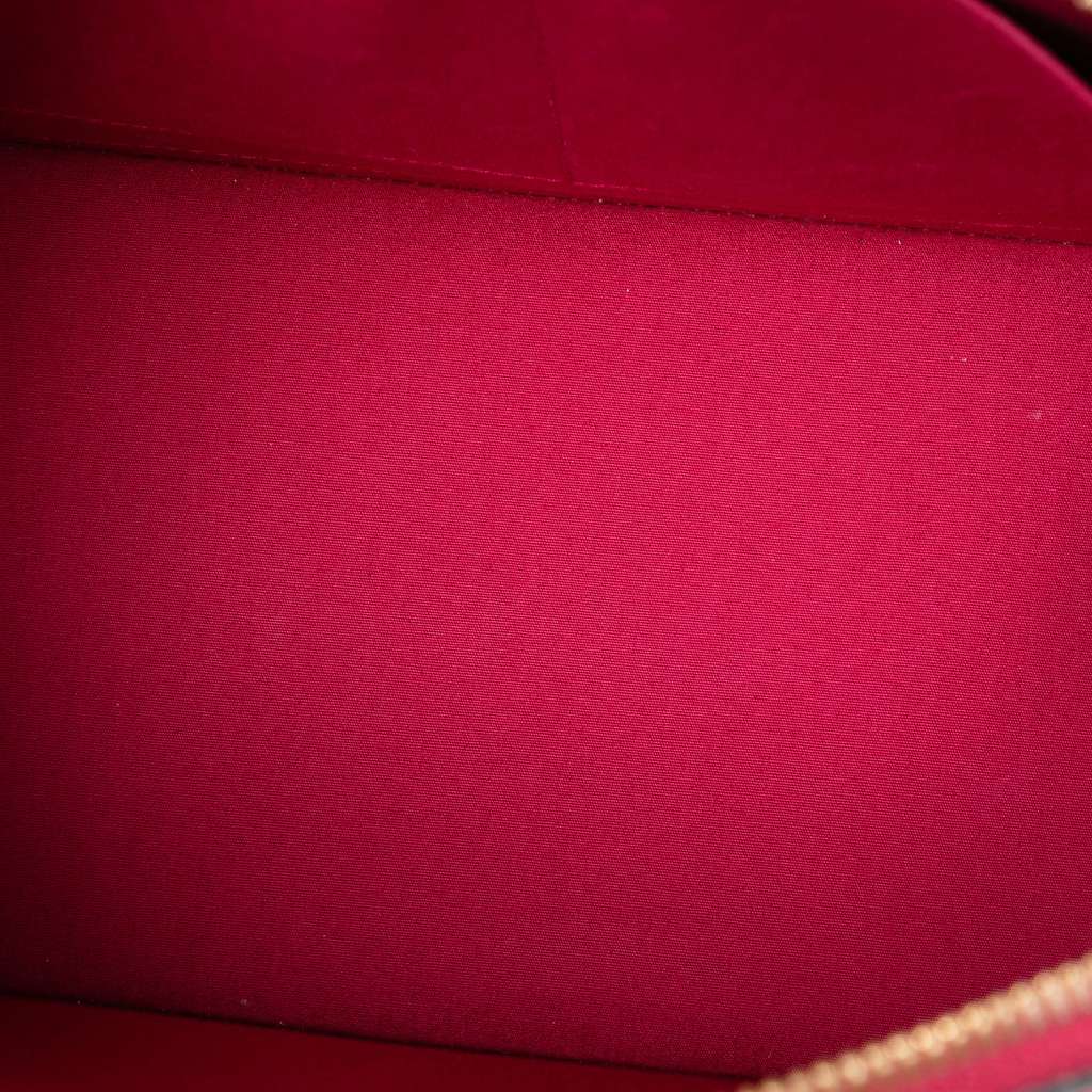 Louis Vuitton Monogram Vernis Alma PM Red Leather Good condition - Model View