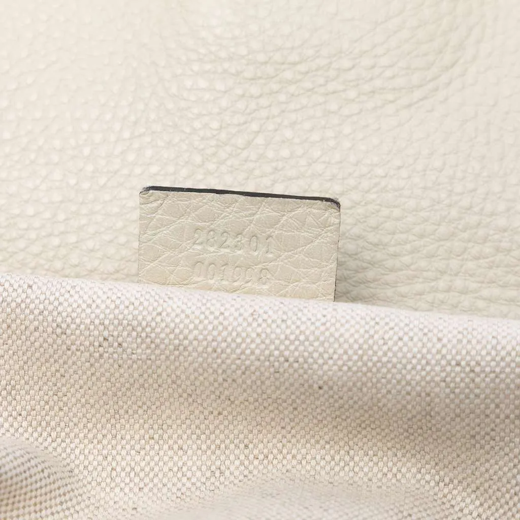 Gucci GG Canvas Bella Flap Satchel Beige Very good - Box View