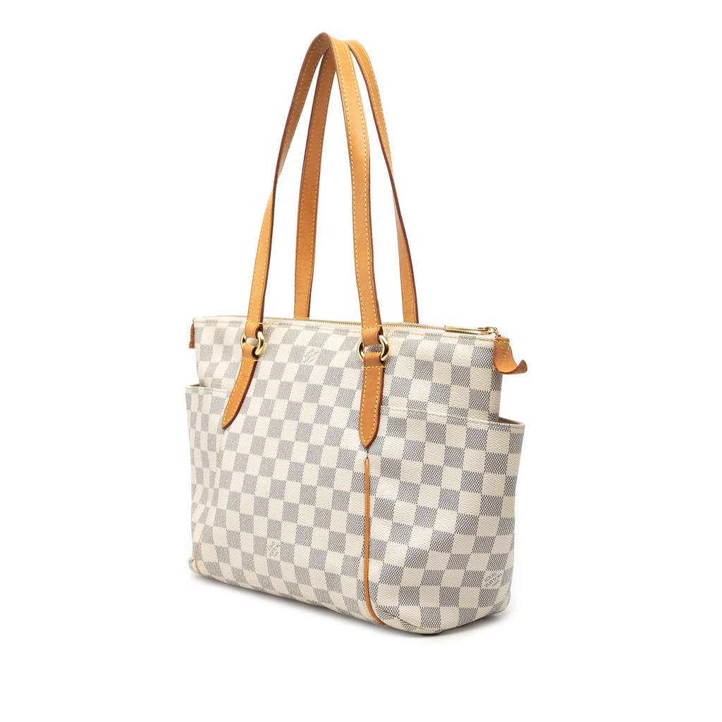 Louis Vuitton Damier Azur Totally PM White Good condition - Back View