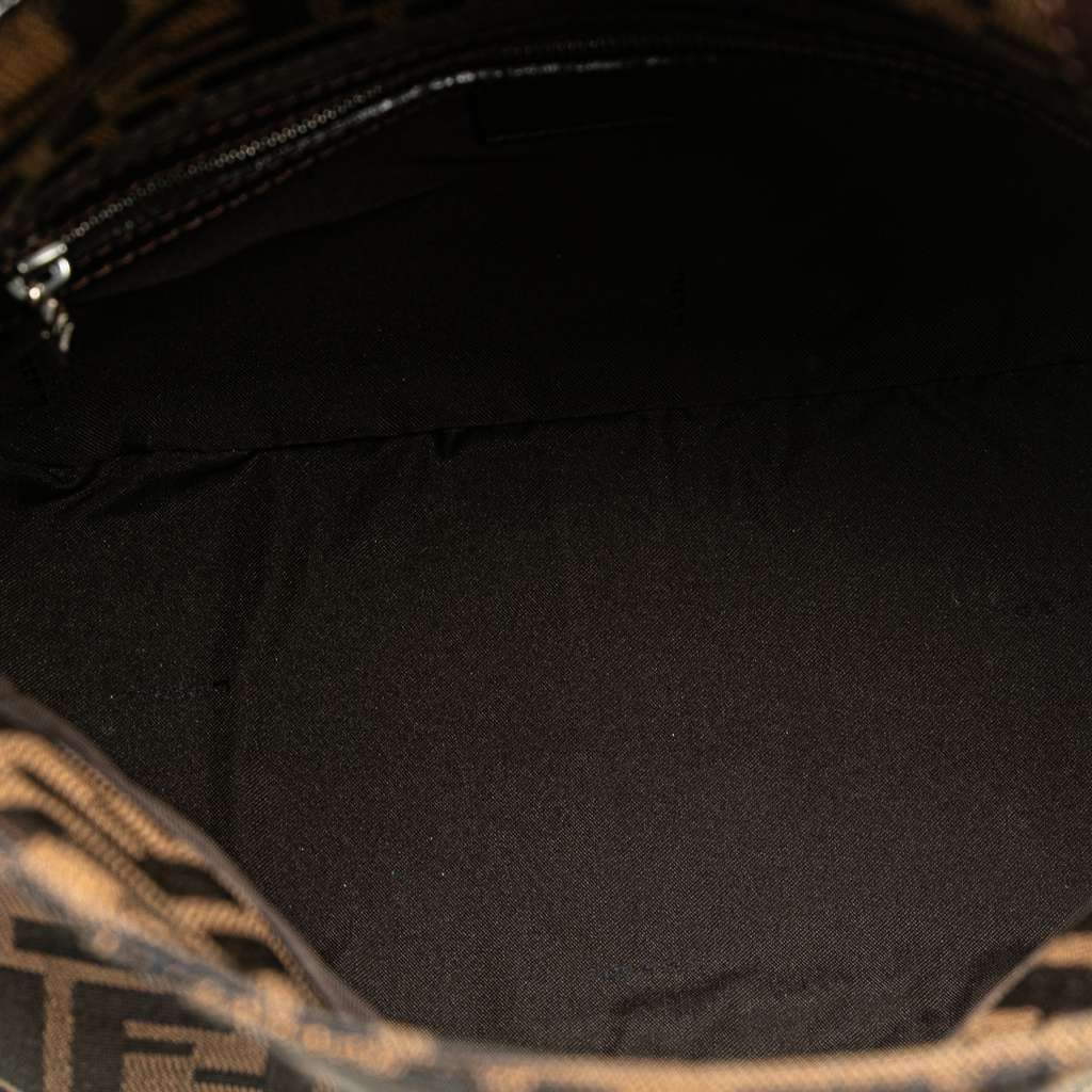 Fendi Zucca Canvas Double Flap Mamma Brown Canvas Good condition - Model View