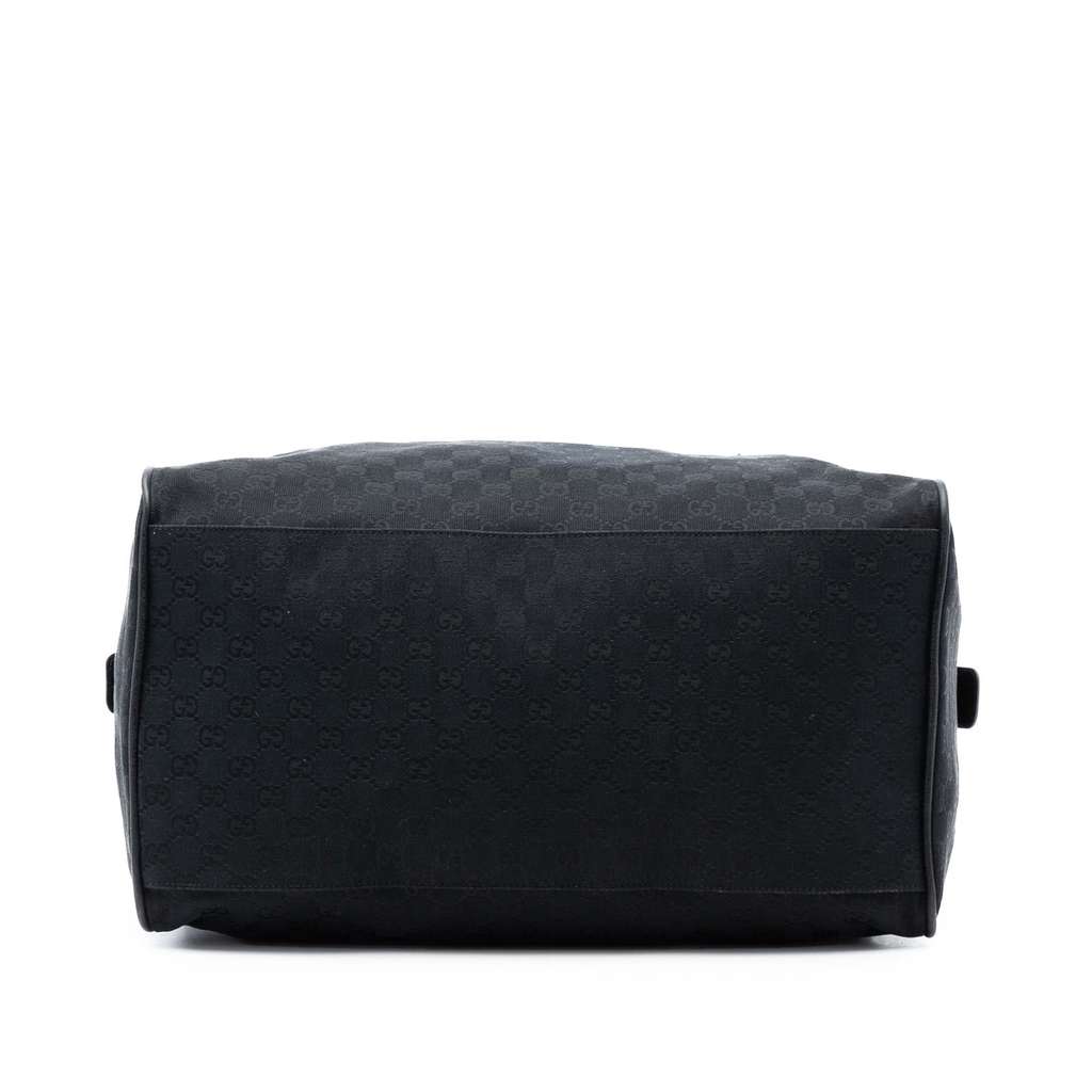 Gucci GG Canvas Web Travel Bag Black Canvas Good condition - Inside View