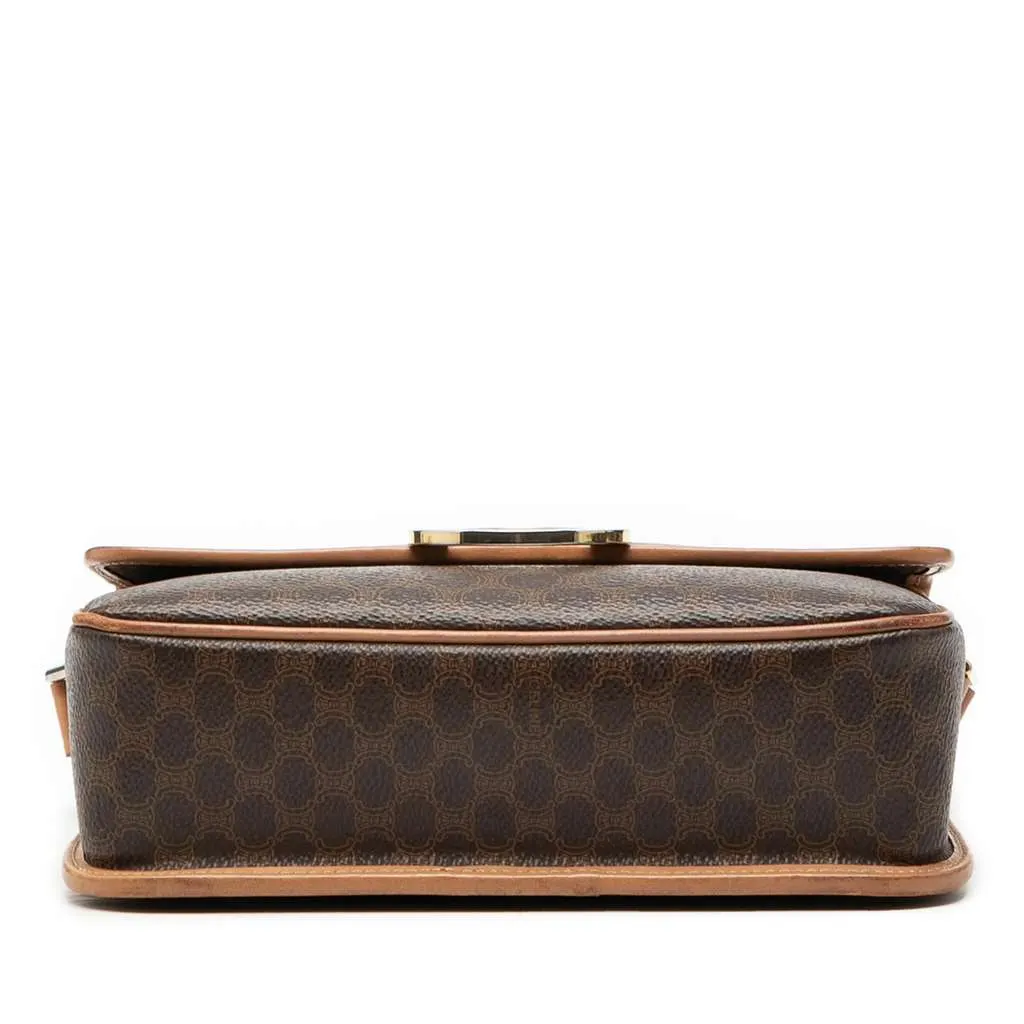 Celine Macadam Coated Canvas Crossbody Brown Canvas Very good - Inside View