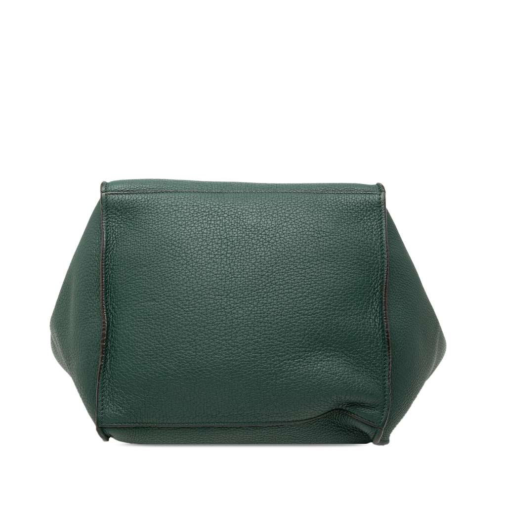 Celine Small Supple Grained Calfskin Big Bag Green Leather Good condition - Inside View